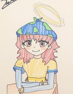 Maria Cartoon Character (Original drawing by Zea Luna Acebron/AI Generated Image Created by BBL)
