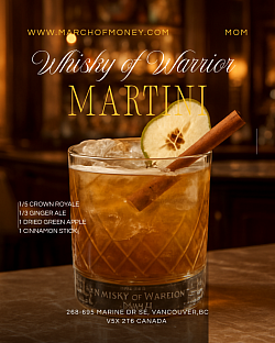 Martini of Warrior or Whiskey of Warrior