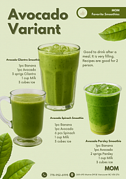 Variant Avocado Smoothies
