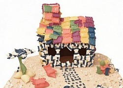 Pasta House 3D AI Generated