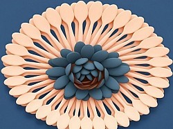 Plastic Spoons 3D AI Generated