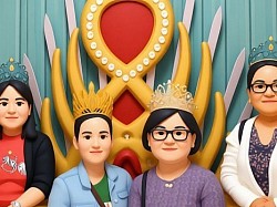 From left Jocelyn, Rica, Natividad and Bernardita