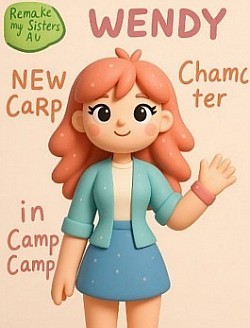 Wendy Cartoon Character(Original drawing by Zea Luna Acebron/AI Generated Image Created by BBL)